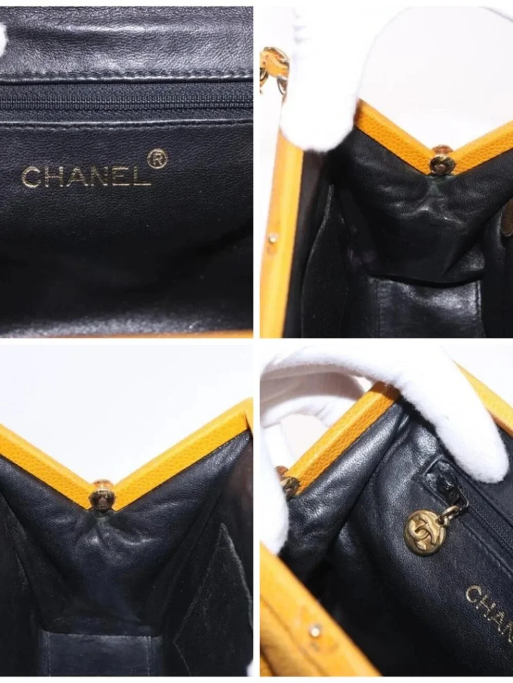 CHANEL brand	chanel color	yellow